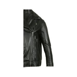 Veste de moto d'hiver pour femme en cuir véritable de mouton, doublée de laine, fermeture éclair, solide, chauffante, coupe-vent, sur mesure, 100% authentique - Product Image 5