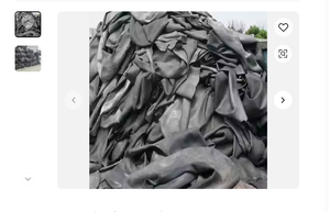 เศษยางบิวทิลรีไซเคิล/เศษท่อภายในบิวทิลใช้แล้ว - Product Image 2