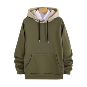 Sweat-shirts pour hommes en gros personnalisés, streetwear, haute qualité, en molleton de coton surdimensionné, unisexe, couleurs contrastées, sweat-shirt décontracté pour hommes - Product Image 5