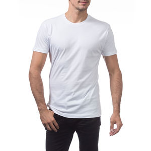 Pro Club Camisetas para hombres Mans Ligero Transpirable Cuello redondo Camiseta de manga corta Camiseta de algodón peinado Camisetas - Product Image 4