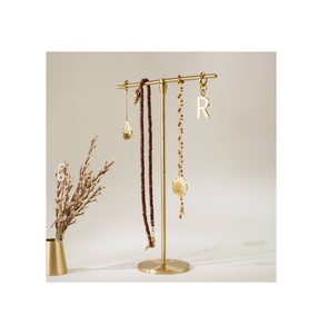 Organisateur de bijoux en métal en laiton unique support de collier support avec hauteur réglable de qualité supérieure meilleure qualité - Product Image 1