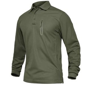 Offre Spéciale Polo personnalisé à manches courtes personnaliser la mode sport polyester polo à manches longues pour hommes avec cintre - Product Image 5