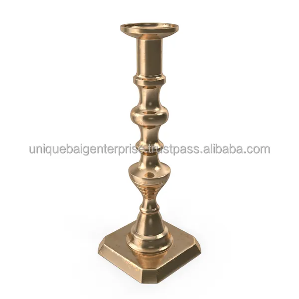 Antique Silver brass colour Candlestick Holder for Table Centerpieces Metal Aluminium Dining Table Centerpieces