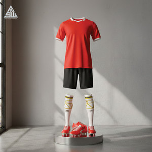 Conjunto de Uniforme de Fútbol de Verano Transpirable de Primera Calidad para Hombres y Niños, Jersey Moderno y Pantalones Cortos, Kit de Entrenamiento 100% Poliéster - Product Image 2