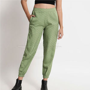 Pantalones de chándal de moda personalizados para mujer con bolsillos laterales ropa de precio al por mayor transpirable - Product Image 5