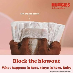 Huggies Little Snugglers Couches pour bébé, taille nouveau-né, 128 Ct - Product Image 4