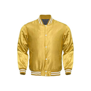 Chaqueta Varsity de Satén Personalizada para Hombre, 100% Poliéster, Chaqueta de Béisbol Letterman, Bordado Personalizado con Logotipo de Equipo o Club - Product Image 5
