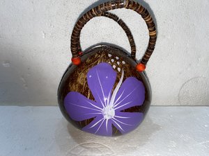 BOLSA DE CONCHA DE COCO BOLSO DE MANO DE ARTESANÍA DE VIETNAM/RECUERDO DE COCO HECHO A MANO/JOYERÍA DE CONCHA DE COCO - Product Image 6