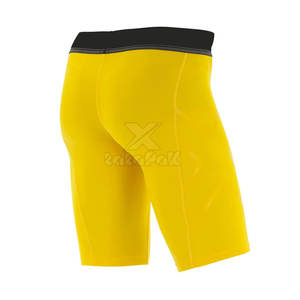 Pantalones Cortos de Compresión con Patrón Sólido y Tejido Transpirable para Entrenamientos Deportivos y Prácticas para Jóvenes y Adultos - Product Image 2
