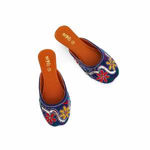 Escarpins fantaisie bleus pour filles KD2236 Appartements - Product Image 1