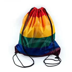 Sac à dos à cordon personnalisé avec logo imprimé, cadeau promotionnel, imprimé par sublimation, coton et polyester, mode, haute qualité - Product Image 4