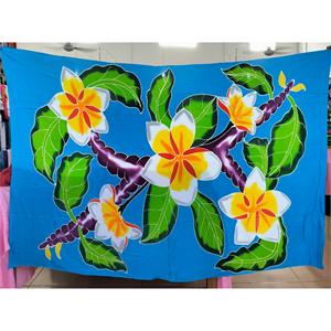 Pareos Hawaianos Pintados a Mano 100% Rayón de Alta Calidad, Ropa de Playa Personalizada al por Mayor, Cubierta para las Islas del Pacífico Asiático HPAG016-02-180 - Product Image 1