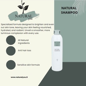 Champú Vegano Herbal Natural de Alta Calidad de Marca Privada, Anticaspa y Prevención de la Caída del Cabello, Sin Sulfatos - Product Image 1