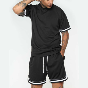 Ensemble chemise et short pour homme, été, décontracté, respirant, en polaire, manches courtes, 100% polyester - Product Image 5