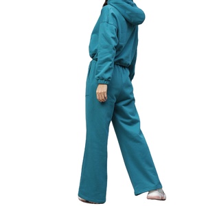 Otoño Invierno Sweatsuit Chándal Algodón Conjunto de dos piezas Conjunto de pantalones para mujer Joggers Stacked Track 2026 - Product Image 3