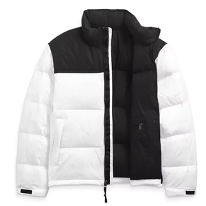 Veste matelassée pour homme en toile avec logo frontal, respirante, coupe-vent, à capuche, anti-rétrécissement, nouveau design, en coton – Prix de gros - Product Image 6