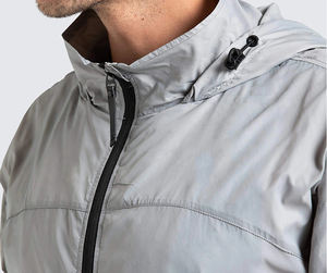 Chaqueta cortavientos Softshell Golf & Running personalizada para hombre Sudadera con capucha de secado rápido para exteriores para la temporada de otoño - Product Image 5