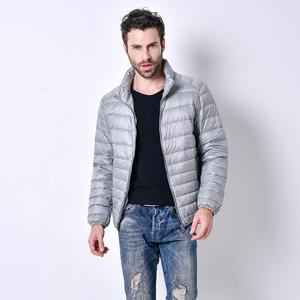 Chaqueta Acolchada Ligera de Gamuza para Hombre para el Frío Invierno, Cuello Alto Personalizado - Product Image 5