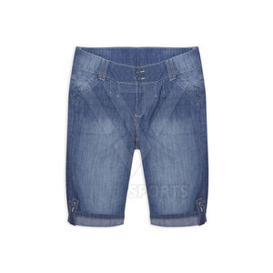 Best Selling Men's Mid-Waist Jeans <b>Shorts</b> High Quality Custom Made Optimal Use Cotton Solid Pattern Casual Wear Plain Dyed Quick - Product Image 1