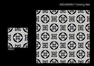 Baldosas de Porcelana para Exteriores de Alto Tráfico, 40x40 cm, 400x400 mm, 16x16 Pulgadas, Acabado Mate, Antideslizantes, para Estacionamiento - Product Image 3
