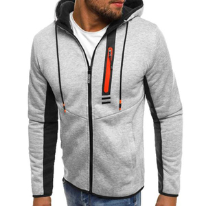 Sudaderas con capucha pesadas Fabricante de bordado personalizado Alta calidad 100% Algodón Hombres Zip up fleece blanded Hoodie - Product Image 1