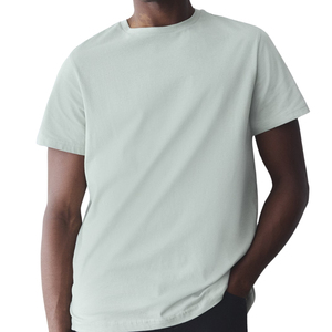 Camisetas de algodón básicas suaves para todos los días, cuello redondo, ajuste Regular 150GSM, ligeras, cómodas, descuentos por pedidos a granel, MOQ 20 piezas - Product Image 3