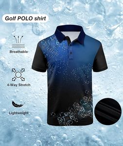 เสื้อโปโลชายแบบซับลิเมชั่น สีดำ ทรงปกติ แขนสั้น คอปก สตรีทแวร์ เสื้อพื้นฐาน รับผลิตแบบ OEM ขายส่ง - Product Image 5