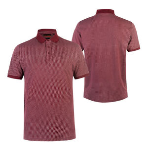 Polo populaire pour homme Streetwear imprimé personnalisé Polo décontracté pour homme Service OEM Polos grande taille pour homme - Product Image 1
