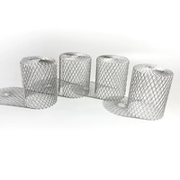 Ensemble de 8 protections de gouttière, protège-gouttière de 2 à 4 pouces, crépine de débris de feuilles en aluminium réglable