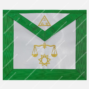 Masonic AASR 8th Degree Apparel Delantal Premium para rituales y ceremonias masónicas - Product Image 1