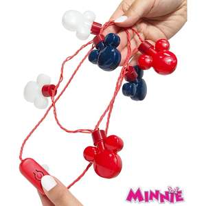 อุปกรณ์จัดงานปาร์ตี้มิกกี้ มินนี่ เมาส์ สร้อยคอ LED ส่องสว่างสำหรับวันหยุด 150 ชิ้น ขายส่งแบบกล่อง จัดส่งฟรี - Product Image 2