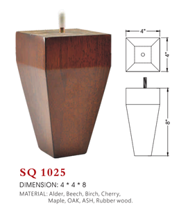 Pieds de canapé traditionnels en bois massif de remplacement pour bureau, lit, chaise - Utilisation en entrepôt - Product Image 3