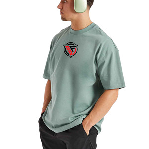 Camiseta de algodón orgánico de alta calidad para hombre, diseño de Jersey de manga corta de gran tamaño para ropa informal de verano - Product Image 4