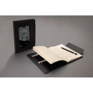 Porta Tarjetas y Bloc de Notas A5 Sostenible Stuart RPU para Merchandising Ecológico - Product Image 2