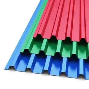 House Panel Construction Building PPGI Color Coated Prepainted Galvanized Corrugated Roofing Sheet