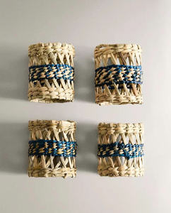 Rústico Ideal para vajilla Decoración del hogar Elección caliente como regalo con servilletero de algas marinas naturales hechas a mano - Product Image 2