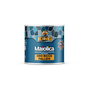 Smalto "Maiolica" Oro Ricco Pallido Gr.100 - Product Image 1
