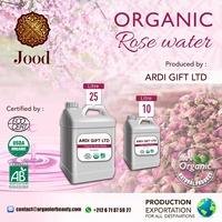 Eau de rose biologique Jood 100% naturelle certifiée MSDS, hydratant et revitalisant anti-âge pour la peau et les cheveux