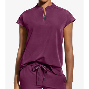 Tenues médicales de haute qualité pour femmes : ensembles d'uniformes d'hôpital en coton, blouses et pantalons professionnels - Product Image 1