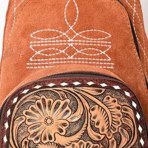 Bolso bandolera de cuero de ante de alta calidad Bolsas de transporte ocultas de cuero genuino para mujer de alta calidad - Product Image 3