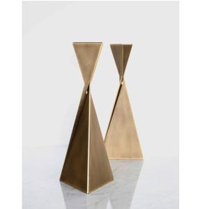 Artículo de tendencia de hierro más vendido, portavelas de Metal con acabado Dorado para el hogar y decoración de iluminación de fiesta de Navidad, venta al por mayor a granel - Product Image 3