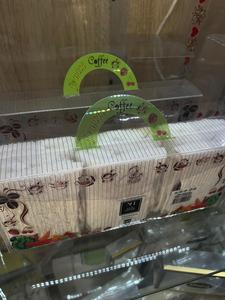 Clear Acrylic Gift <b>Box</b> Custom Logo Printed Packaging <b>Box</b> With Handle for Fruit Coffee Towel Set Retail <b>Display</b> - Product Image 5