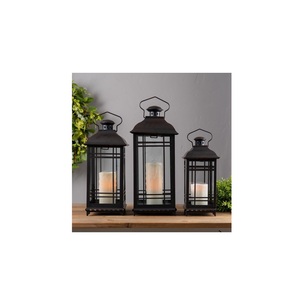 Lanterne découpée au design attrayant, lampe bougeoir moderne pour décoration intérieure, accessoires d'éclairage pour fournisseurs de gros - Product Image 6