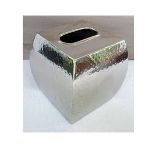 Boîte à mouchoirs en métal au design classique avec une qualité supérieure, forme carrée, pour les événements de mariage, les fêtes - Product Image 6