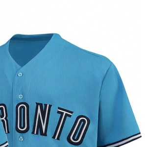 Maillot de baseball personnalisé avec emballage complet, boutons et motif imprimé, respirant, idéal pour l'entraînement des équipes et les tournois - Product Image 3