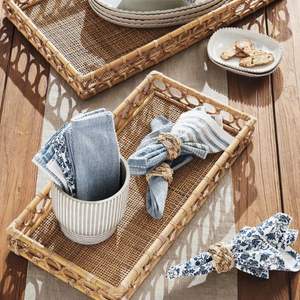 Bandeja de ratán de clasificación superior con el más nuevo diseño Forma de rectángulo de tamaño personalizado para mesa Café y artículos de cocina de Vietnam - Product Image 5