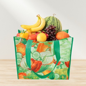Sac de courses en tissu non tissé avec motif personnalisable et options multi-tailles - Product Image 4