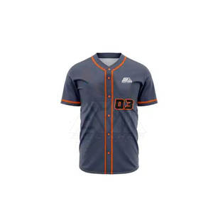 Meilleures ventes de tenues de baseball respirantes pour hommes, logo et nom d'équipe personnalisés, 100% polyester - Product Image 4