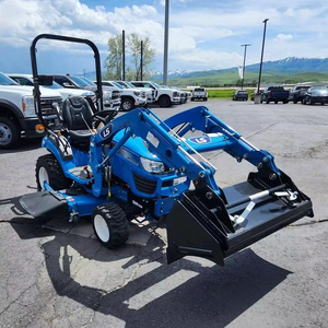 Tracteur compact LS MT125 avec chargeur frontal – Tracteur agricole diesel 4x4 - Product Image 1