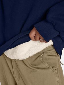 Sudadera con Capucha Personalizada con Logotipo, Cuello Alto, Tejido Acanalado de Peso Medio, 100% Algodón, Holgada, Transpirable, para Mujer - Product Image 5